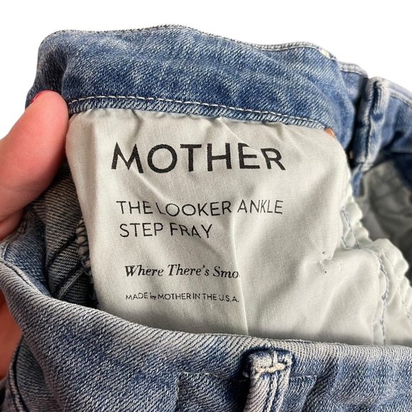 Mother The Looker Ankle Step Fray Jeans Size 25 | Distressed Skinny Denim - Picture 9 of 9